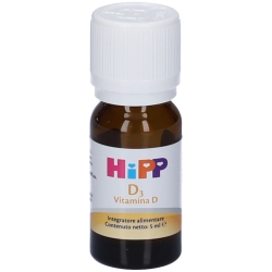 Hipp Vitamin D3 Drops 5 ml - Supplement for bone growth and development in children