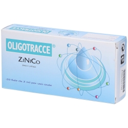 Oligotracce ZiNiCo 20 vials of 2 ml - Zinc, Nickel and Cobalt Supplement