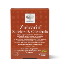Zuccarin Sugar & Cholesterol 60 tablets - Supplement for carbohydrate and cholesterol metabolism
