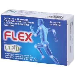 Flex Uc Ii 30 capsules - Supplement for cartilage and joints