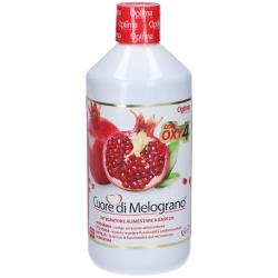 Optima Naturals Pomegranate Heart with OXY4 Oral Solution 1000 ml - Supplement for cardiovascular function