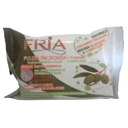 Exfoliating Wipes With Microgranules Normality Delicate Skins 12 Pcs