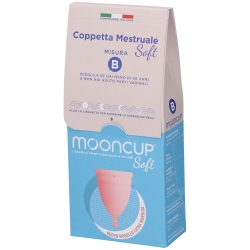 Mooncup Soft Menstrual Cup - Pink Size B
