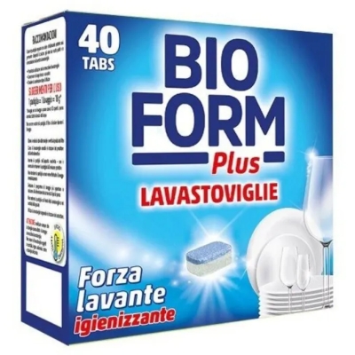 Plus Lavastoviglie - Dishwashers Detergent 40 Tabs ( damaged packaging)