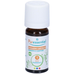 Puressentiel Organic Camphorated Rosemary Essential Oil 10 ml - Supplement for liver function