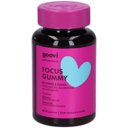 Goovi Focus Gummy De-Stress & Focus 60 Gummies - Concentration and Relaxation Supplement