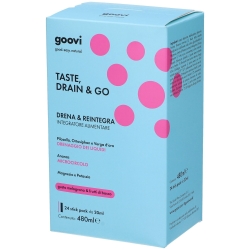 Goovi Taste Drain & Go Pomegranate and Berry Flavor 24 Stick Pack - Draining Supplement