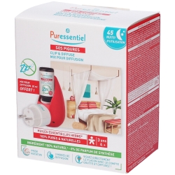 Puressentiel SOS Bite Relief - Ultrasonic Clip Diffuser + Free Diffusion Blend