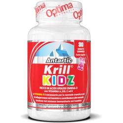 Optima Naturals Antarctic Krill Kids 30 Citrus Flavored Gummy Bears - Immunostimulant Supplement