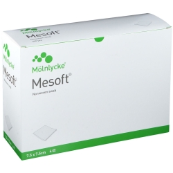 Mesoft - 300 Non-Woven Fabric Compresses 7.5 cm x 7.5 cm
