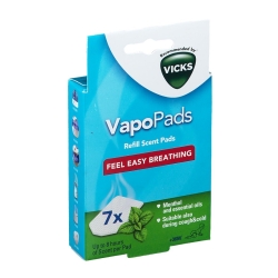 Vicks 7 VapoPads Menthol and Essential Oils
