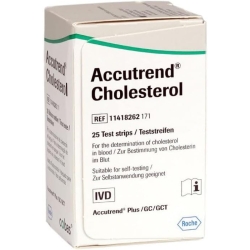 Roche Accutrend Cholesterol - 25 Test Strips