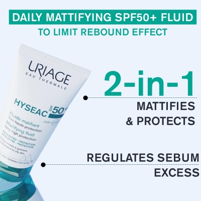 Hyseac SPF50+ - Very High Protection Fluide 50 Ml ( damaged packaging)