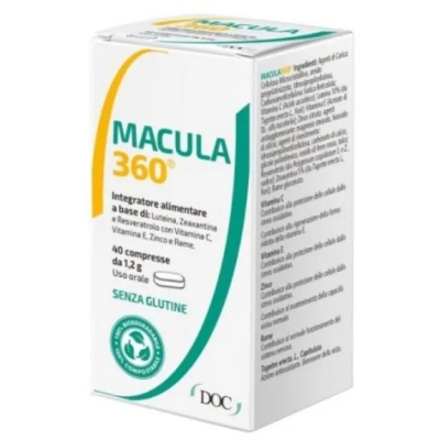 Macula 360 - Eye Supplement 40 Tablets (damaged packaging)