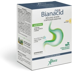 Neobianacid Lemon Flavor - Medical Device for Acidity and Reflux 20 Sachets of 1.55 g