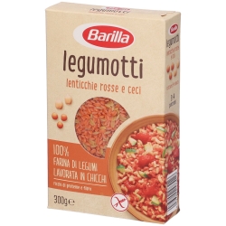 Legumotti Red Lentils and Chickpeas 300 Gr