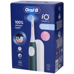 Oral-B Clean & Care iO 2 - Forest Green Electric Toothbrush + Travel Case