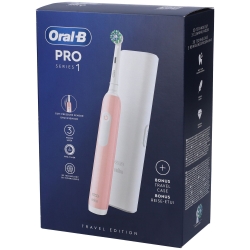Oral-B Pro Series 1 - Electric Toothbrush Pink + Travel Case
