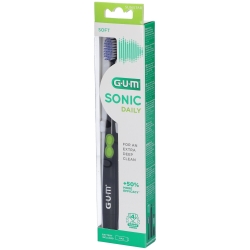 Sonic Daily - Black Battery-Powered Electric Toothbrush