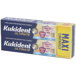 Ultimate Fresh Flavor - Adhesive Cream for Full and Partial Dentures 2 x 57 gr
