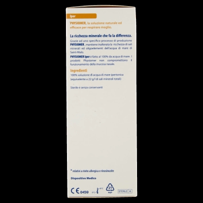 Physiomer Hyper Nasal - Hypertonic Decongestant Spray 135 ml (damaged packaging)