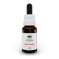 Australian Bush Flower Essences Red Grevillea Drops 15ml - Supplement for Emotional Blockages