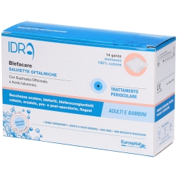 IDRA Blefacare - 14 Ophthalmic Wipes for Periocular Treatment