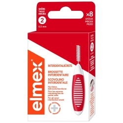 Interdental Brush Red - 8 Interdental Strains 0.5mm
