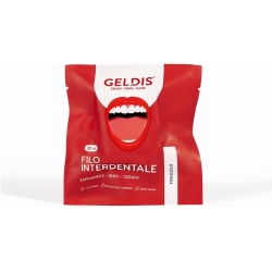 Strawberry - Black Waxed Expandable Dental Floss 30m