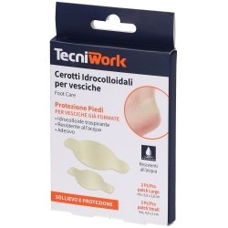 Hydrocolloid Blister Plasters - 2 Large Patches + 3 Small Patches