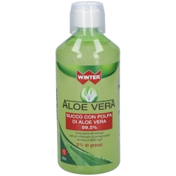 Winter Aloe Vera Juice with Pulp 1000 ml - Supplement for intestinal regularity