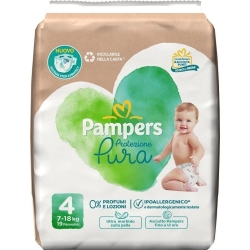 Pampers Pure Protection - 19 Diapers Size 4 (7-18 kg)