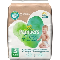 Pampers Pure Protection - 22 Diapers Size 3 (4-9 kg)