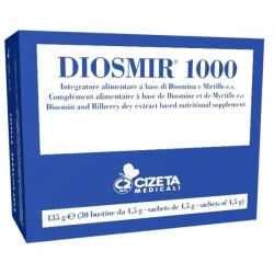 Diosmir 1000 - Blood and circulation supplement 30 sachets (Damaged Package)