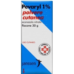 Pevaryl 1% cutaneous powder - mycosis treatment 30 g (Damaged Package)