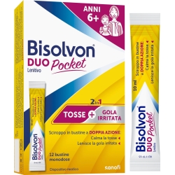 Bisolvon Duo Pocket 12 sachets - Medical device for the airways