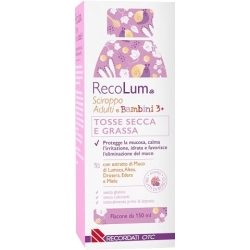 RecoLum - Syrup Adults and Children 3+ for dry and chesty cough 150 ml