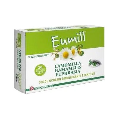 Eumill - Refreshing and Soothing Eye drops 20 vials (damaged packaging)