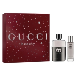 Guilty Men's Gift Set - Eau De Toilette 50ml Vapo + Eau De Toilette 15ml Vapo