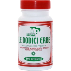 Supplement Dodici Erbe For Intenstinal Transit 100 Tablets