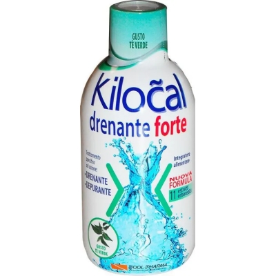 Drenante Forte green tea taste - Cleansing supplement 500 ml (Damaged Packaging)
