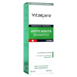 Anti-Hair Loss Shampoo for Men - Stimulating Treatment for Regrowth of Fragile Hair 250 ml
