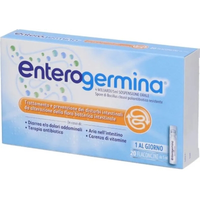 copy of Enterogermina 4 billion 20 vials of 5 ml (Damaged Packaging)