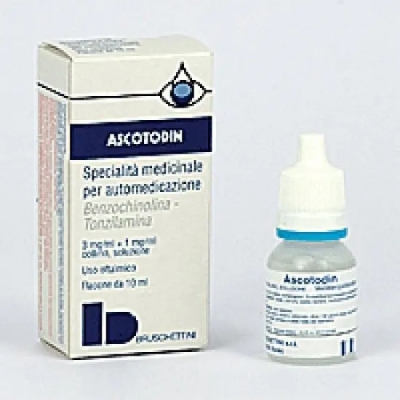 Ascotodin eye drops - prevents irritation and photo-ophthalmic lesions 10 ml (Damaged Packaging)