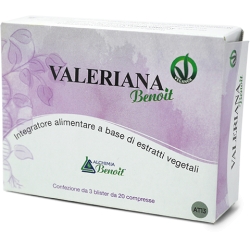 Valeriana Benoit 60 Tablets - Supplement for relaxation and sleep