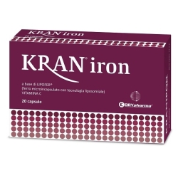 Kran Iron 20 Capsules - Supplement for red blood cell formation and the immune system