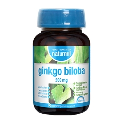 Naturmil Ginkgo Biloba 500mg - Circulation and Cognitive Function Supplement 90 Tablets