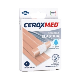 Ceroxmed - Elastic Strip with Disinfectant Gauze 50 cm x 8 cm
