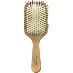 Square wooden pneumatic brush