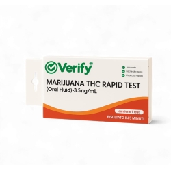 Verify MarijuanaTHC RAPID Tst - Rapid test useful for detecting the presence of tetrahydrocannabinol in urine